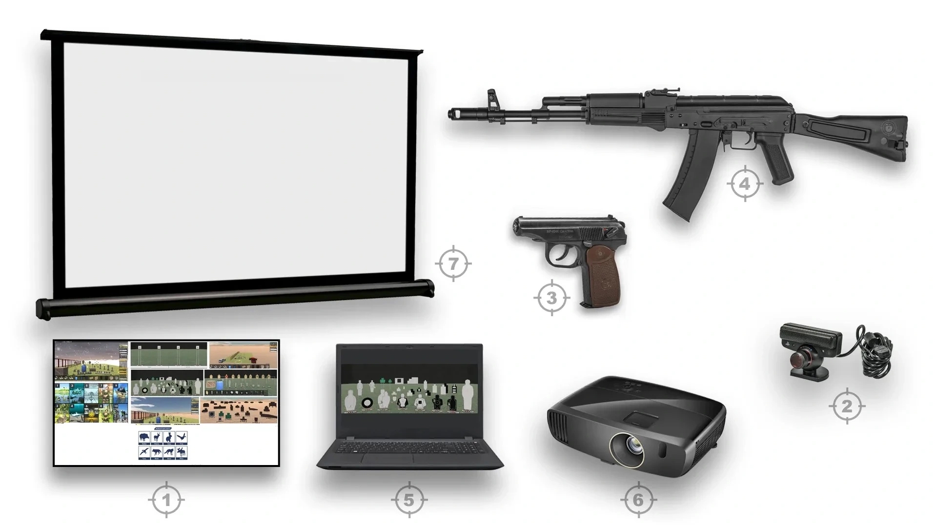 Laser Shooting Gallery 1